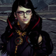 Bayonetta slightly smiles at the camera.